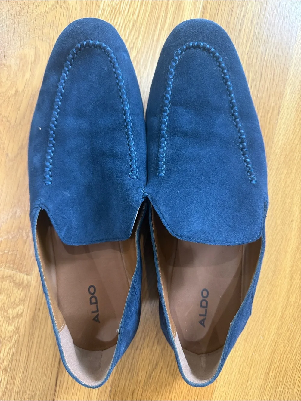 Also Blue Suede Loafers